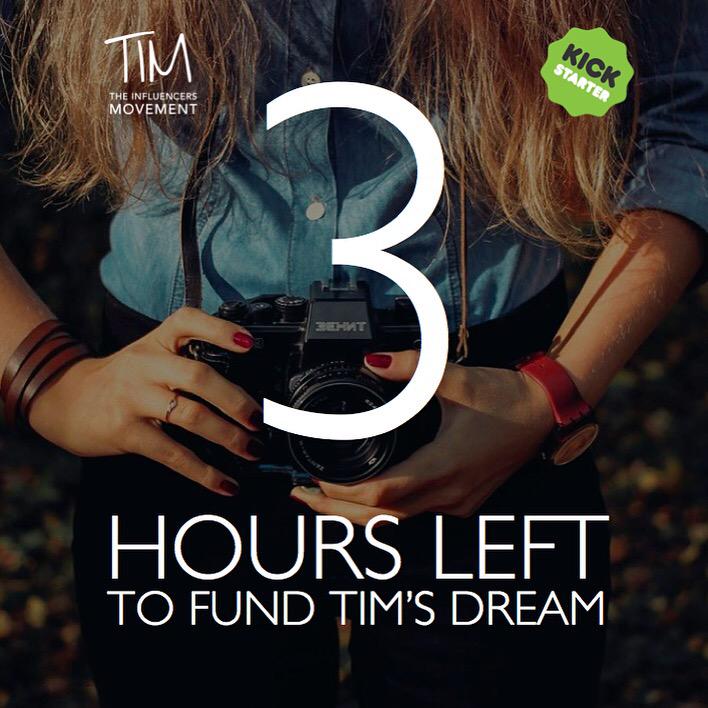 JOIN_TIM's tweet photo. #JOINTIM, the next three hours (untill 11:30 AM) you'll still be able to back our project on http://t.co/GIJR6Nj32N http://t.co/mHQ9JU5TGA