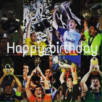 Happy birthday iker casillas        . 