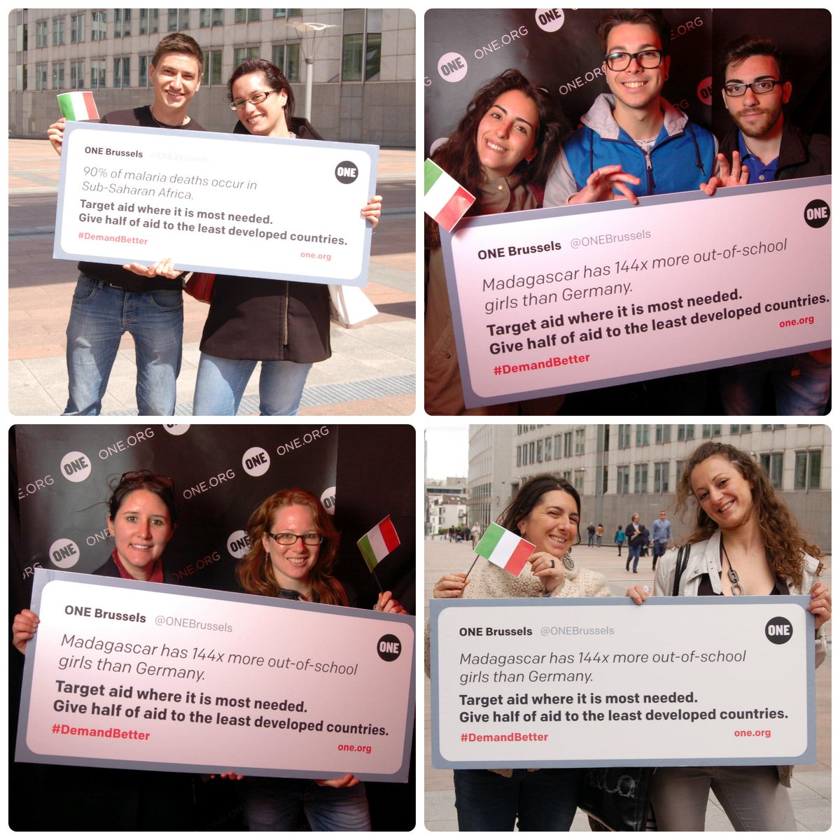 ONEinEU's tweet photo. .@LapoPistelli We count on you to secure EU commitments to 0.7% ODA/GNI &amp; 50% #EUAid to LDCs #DemandBetter #FFD3 http://t.co/7xJvIKKDDn