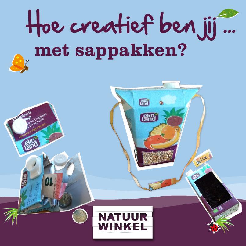 Maak in een paar simpele stappen de leukste knutselcreaties van je lege sappakken! bit.ly/1B0zV47