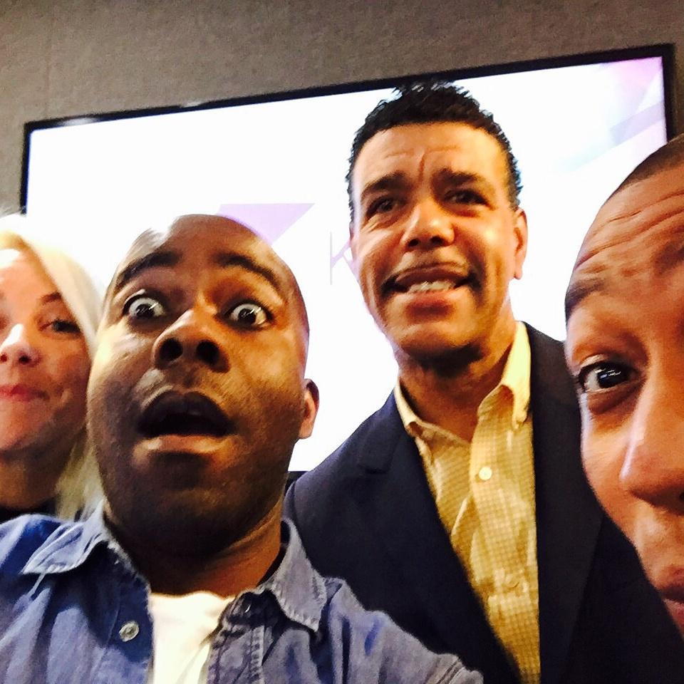playkissuk's tweet photo. We've just been joined by @chris_kammy! What an absolute legend. #Kammy #unbelievablejeff http://t.co/BBNrFpLeZz