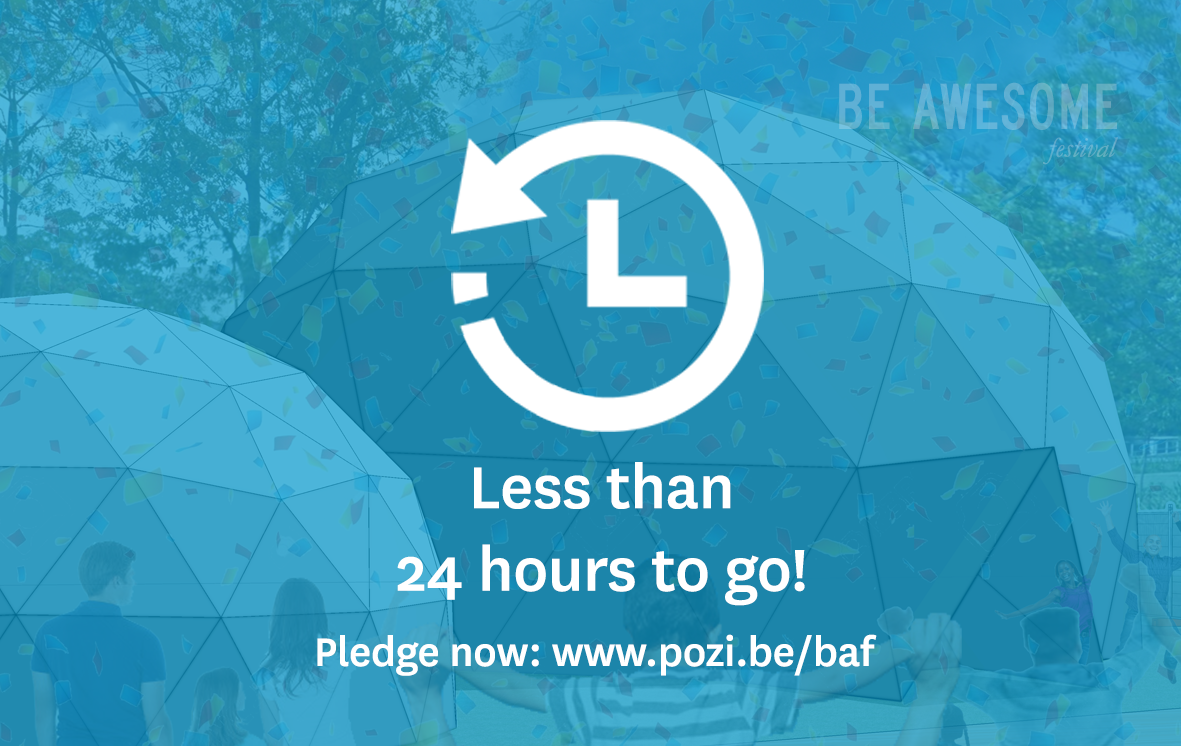 beawesomeblog's tweet photo. Less than 24 hours to go, $1,705 left! LET'S MAKE AWESOME HAPPEN #beawesome #bne #itspozible http://t.co/9valza0fKY http://t.co/GFQ3vF8WQJ