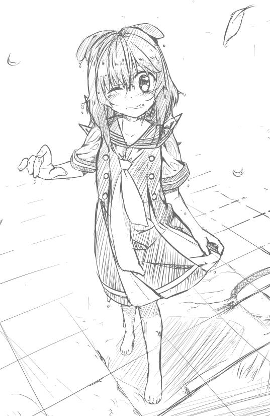 アア ゴメン ぬれちゃったネ(‾∇‾)ニヤッ 