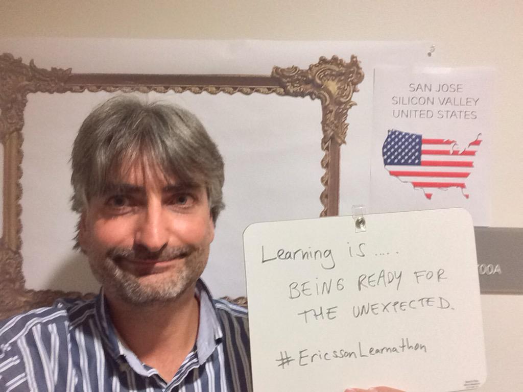davizmr's tweet photo. #EricssonLearnathon learning is being ready for the unexpected http://t.co/bmikVNnzVW