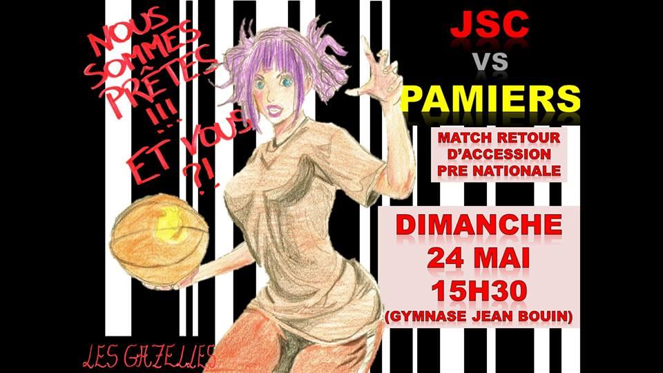 JSC_Basket's tweet photo. #SF #R1 #MATCHRETOUR face à U.O.PAMIERS. Rdv à 15h30 à #JEANBOUIN dimanche 24 mai... FAITES DU BRUIT !!!! http://t.co/Or8HdDJoSl