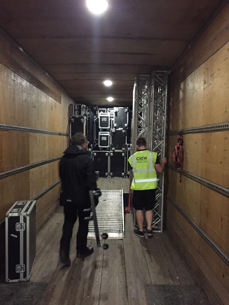 5am truck loading in Leeds!! #eventprofs #truckpackedtight