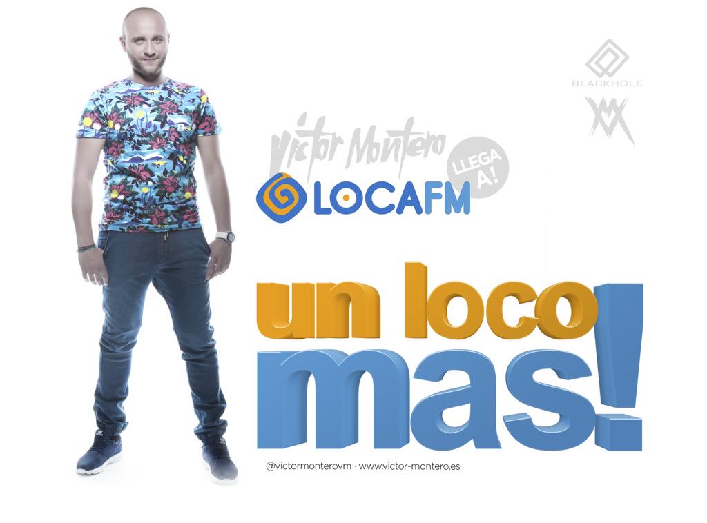 VictorMonteroVM's tweet photo. Hoy comiendo esta nueva aventura en @locafm de Miércoles a Viernes y vestido por Blackhole Cáceres!! #unlocomas http://t.co/cdlPanLfaF