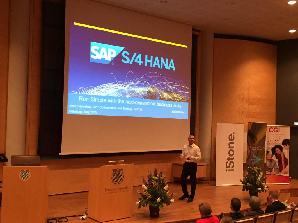 SAPSASWE's tweet photo. Sven Denecken now live at #sapsa15 #vårIMPULS #sapsa http://t.co/IslHc7tdK0