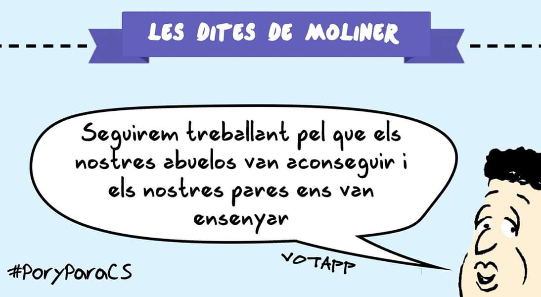 javiermoliner's tweet photo. Per ells seguirem treballant #PoryParaCS http://t.co/hSqhkDs7Tr