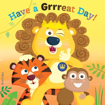 Half_BeeDesign's tweet image. The sun is shining today, sooo... #design #sunny #jungleanimals #greetingcards