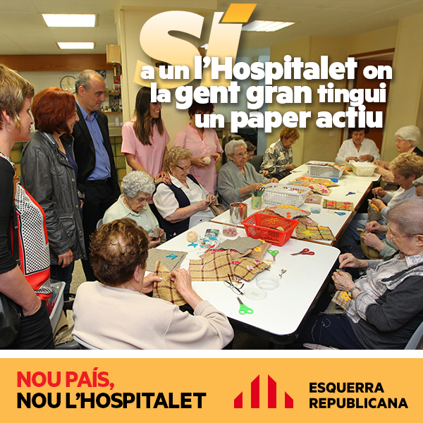 Volem un #NouLH on la gent gran jugui un paper actiu, participant i gaudint de serveis i activitats de qualitat