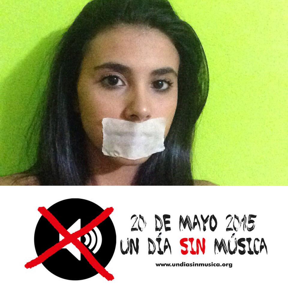 TatiTatiShe's tweet photo. LA MÚSICA ES CULTURA!Yo también me uno a la causa. #UnDíaSinMúsica #20DeMayo #LaMusicaEsCultura http://t.co/LlL4xlg0O3