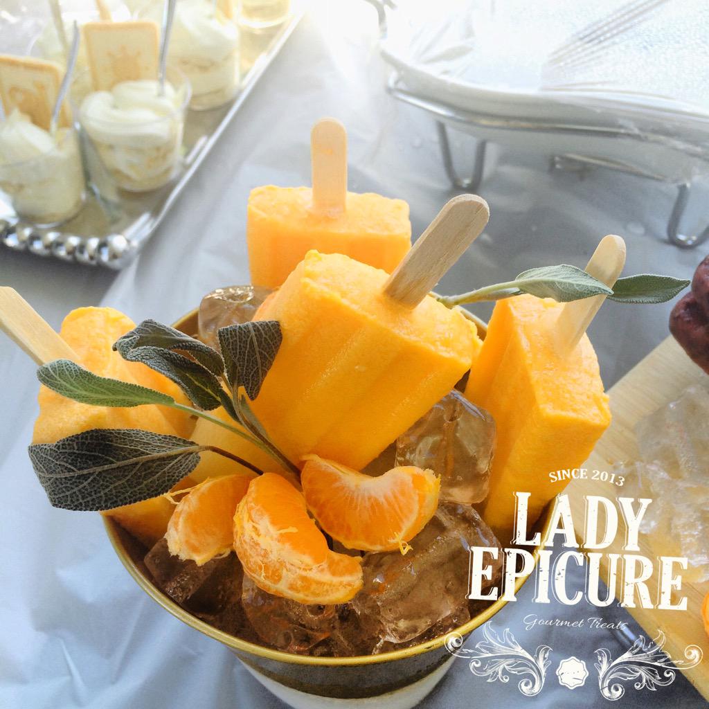 Basil Mandarin orange kind of day #ladyepicure #decadent #curiouspop #ediblelux