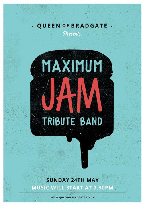 Maximum_Jam's tweet photo. Jam Tribute band playing at Queen of Bradgate in town after Leics v QPR from 7.30pm onwards @LJobber @darrenjones85 http://t.co/iQljsPQdrI