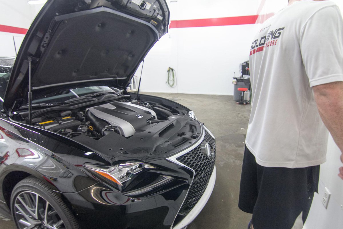 gwautocare's tweet photo. This @Lexus RC350 came in early for clearshield this morning! http://t.co/vFRwRy2aAG
