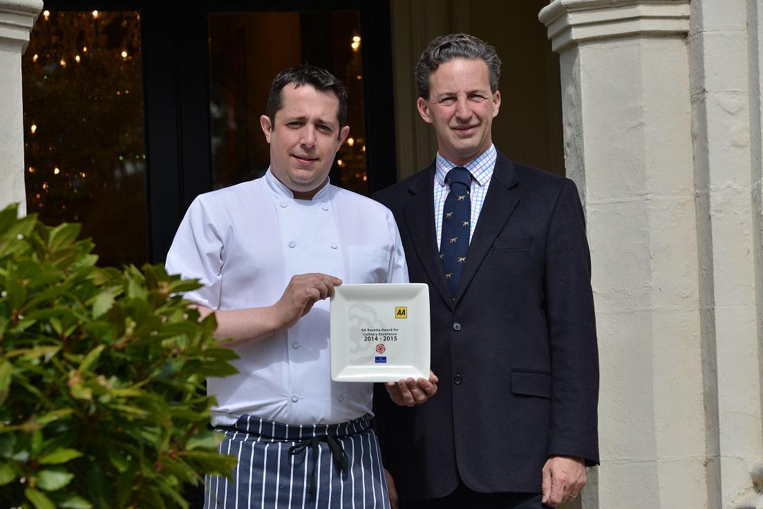 goldsborohall's tweet photo. @yorkonafork Did you see that we'd been awarded an AA rosette for our dining experience at the @goldsborohall? http://t.co/SHUi9rwUED