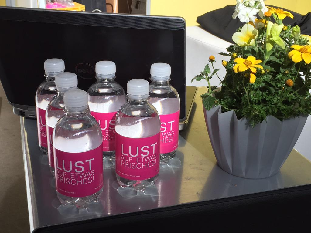 Lust auf erfrischende Gespräche? Dann besuchen Sie uns in Halle 6 am Stand K.25!