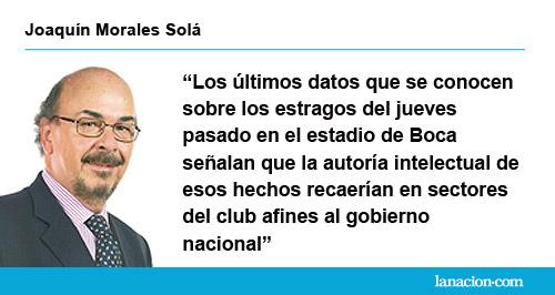 LANACION's tweet photo. [OPINION] La densa trama detrás del barra de Boca http://t.co/uwpN8I0qx6  por Joaquín Morales Solá http://t.co/aWywbMDbwQ