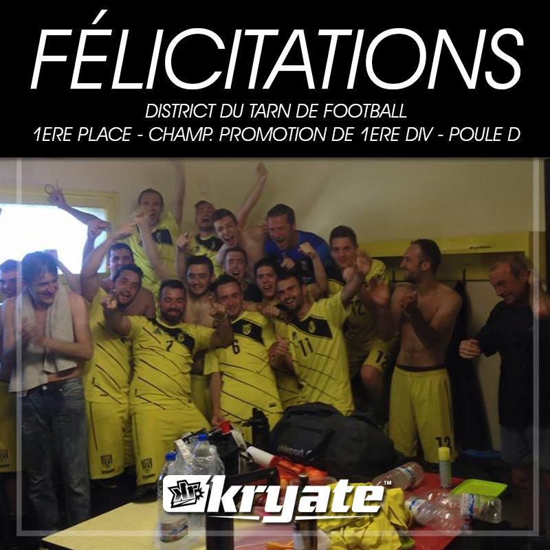 DavidUllas9's tweet photo. Les félicitations de notre équipementier @Kryate un grand merci à la marque ainsi qu'à son créateur @Pierre_KR #ACSL http://t.co/axrMSeuDmn