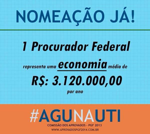 @odaircunha_ <a href="/LuisTibe/">Christian Luis Tibe</a> A nomeação de Procuradores Federais/AGU gera aumento de ARRECADAÇÃO! #AprovadosPGF #AGUnaUTI