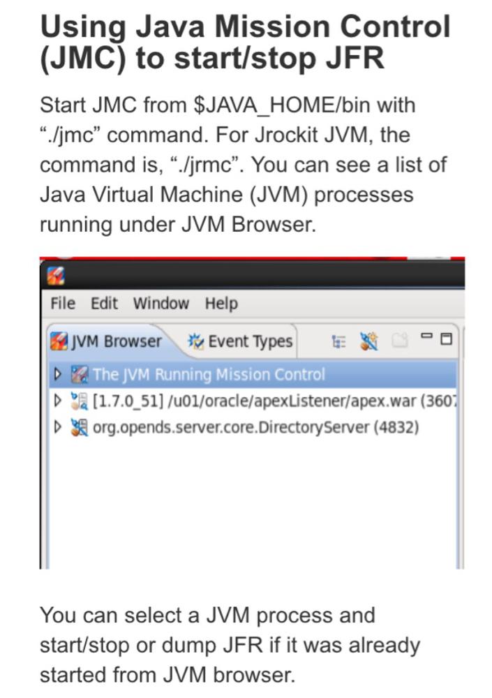 EdiVaserman's tweet image. How to configure Java Flight Recording bit.ly/1cOlsT9  #JavaFlightRecorder