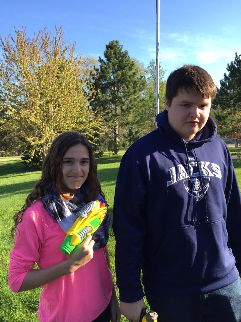 Kelkel3434's tweet photo. Spuma taking another one! Aidan Chadwick is eliminated! #GOTEMMMM  @BemidjiNerf_ http://t.co/lcD6DLsB75