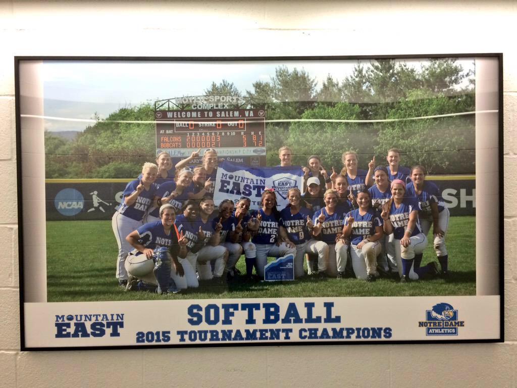 NDC_Softball's tweet photo. I spy the MEC Tournament Champions in Keller!! #welcometothewall #family http://t.co/BR3DzUpeDs