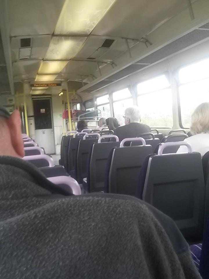 TimCooke6's tweet image. On train to Manchester feeling miserable.