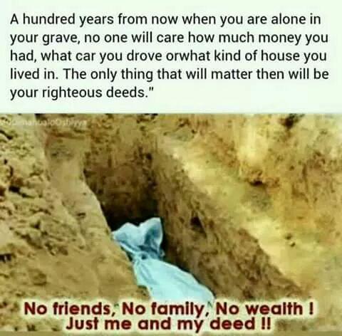 arewashams's tweet photo. The Holy Prophet ﷺ said;
Increase the Remembrance of that which destroys all desires.

#DEATH http://t.co/cizKsnotIj