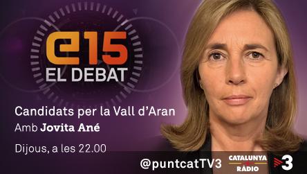 Deman, tàs 22:00, Jovita Ané modère un debat damb Carlos Barrera e <a href="/Pacoboya/">Francés Boya Alós</a>, candidats ath #ConselhGenerau d’#Aran.