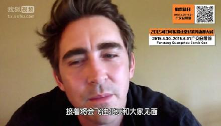 crazyformf's tweet photo. New video from Lee Pace announcing his Beijing visit on June 5th - https://t.co/KY6y6yOdH1 (Credit: @elysee_indream) http://t.co/iGi7ekzMck