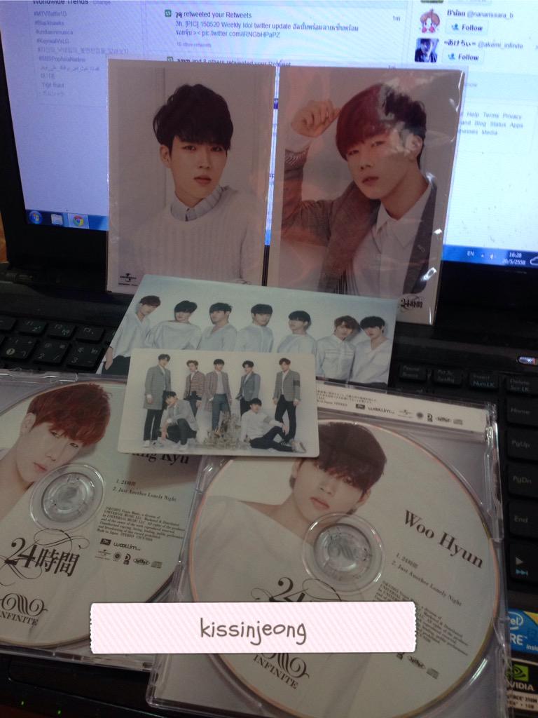 kissinjeong's tweet photo. @Preorder_Kshop ได้รับของครบแล้วนะคะ ขอบคุณสำหรับโปสการ์ดด้วยค่ะ :) แต่ซีดีพี่กยูมันแตกเลยอ่าค่ะ ตกใจนิดๆ 5555 http://t.co/3qfV1SqyOC