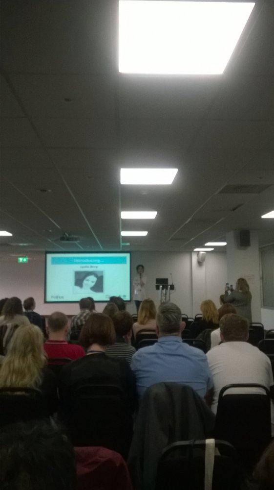 HealthyHub1's tweet photo. Lydia Borg performing at the foyer fed healthy conversations event...great talent!! #advantagedthinking http://t.co/er91eIkUoP