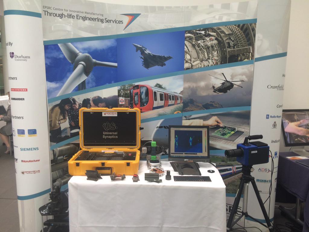 epsrctes's tweet photo. The stand is looking good @CranfieldUni for the #nmd2015 #mfgdebate #ukmfg #TES #reshoring http://t.co/JeGIbND2mk