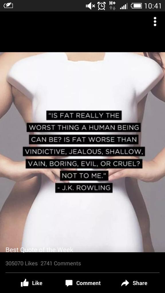 Whatsername_TC's tweet photo. Such a powerful quote. 
WT x #jkrowling #weight #beinghuman http://t.co/Qu8ryJkEM5