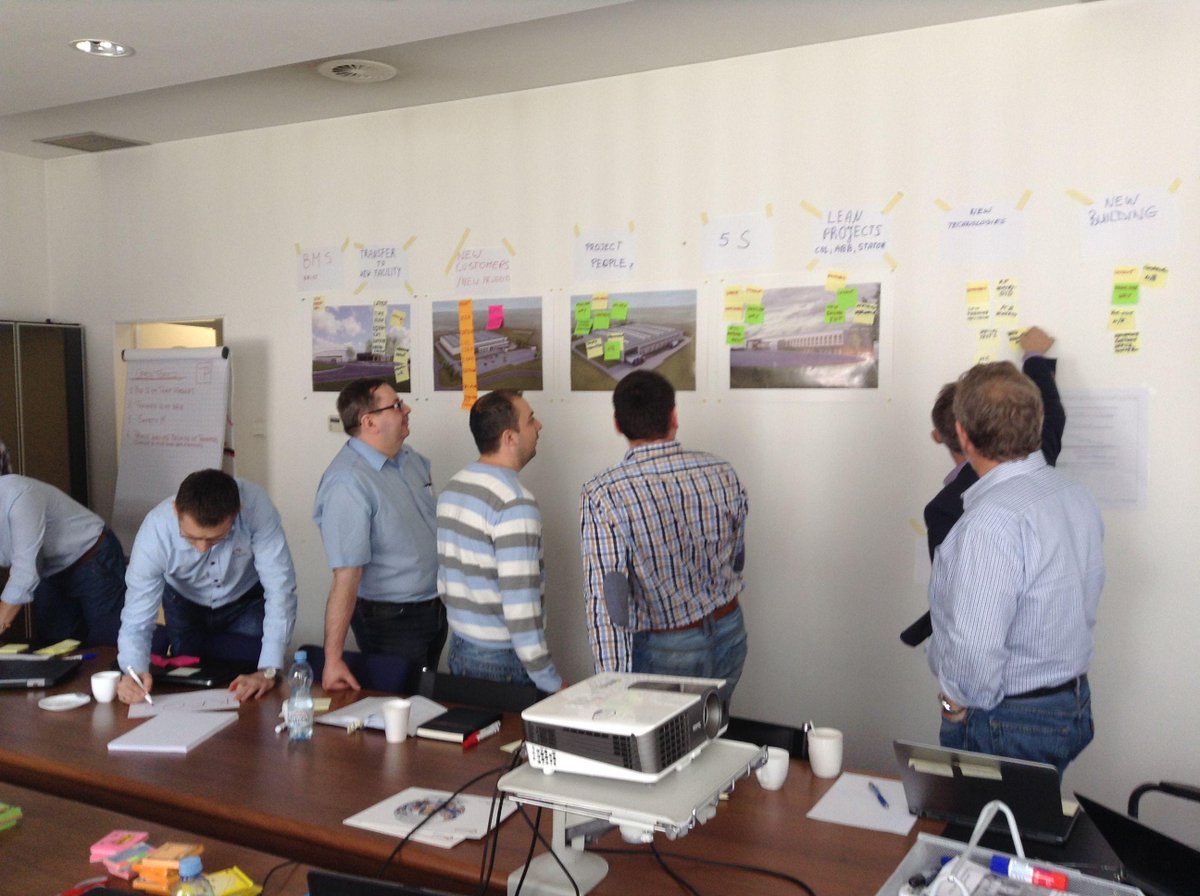 IngeniusLean's tweet image. Setting direction with the Ops team. #KPITREE activity Top Down/Bot up to set clear direction &amp;amp; transparency #lean