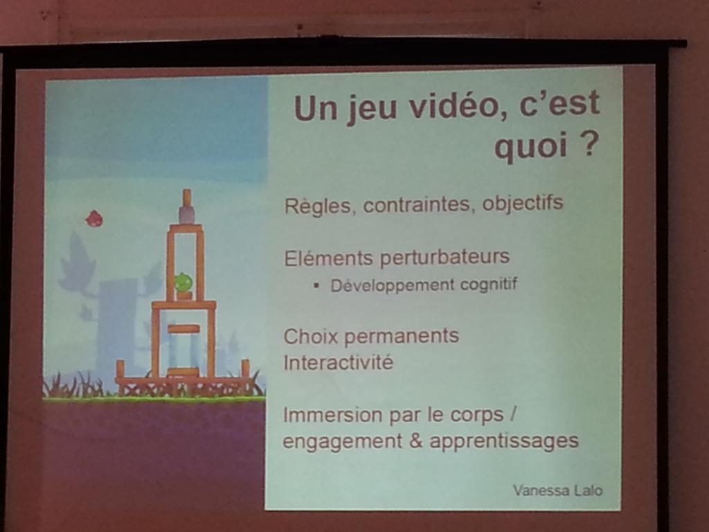sandpaquier's tweet image. Voir le jeu vidéo comme un outils (V. Lalo) #docs91