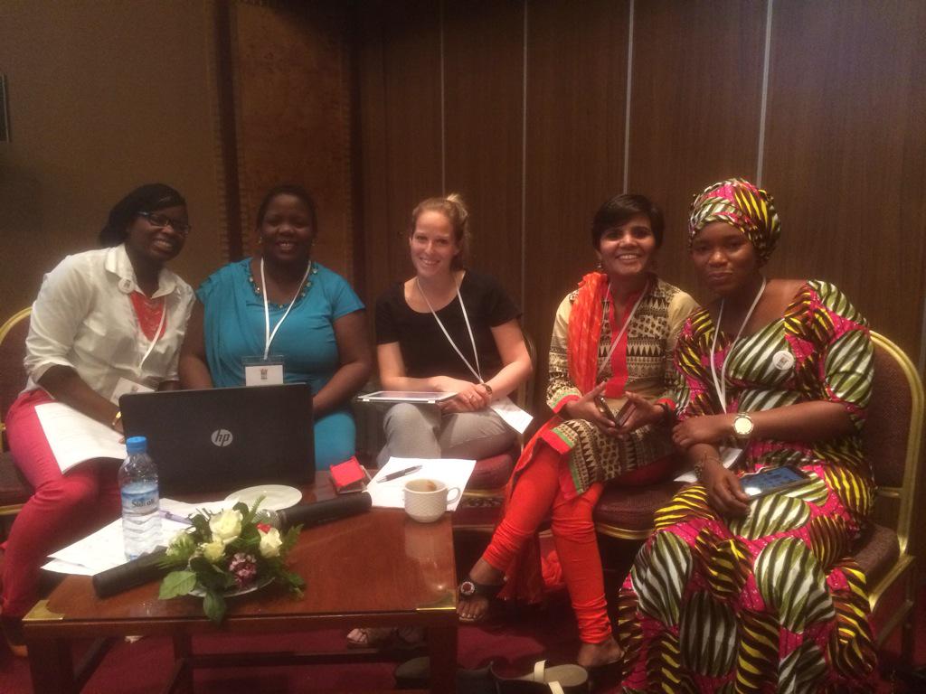 ElsemiekedeJong's tweet photo. Honored to speak at the @GirlsNotBrides panel on the importance of youth participation #YouthsayNOtochildmarriage http://t.co/UaaXYRUdhp