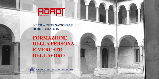 #BANDO #Dottorato <a href="/UniBergamo/">UniBg</a> #ADAPT >#Formazione #Persona e #Mercato  #Lavoro.TERMINE 18/6: unibg.it/struttura/stru…