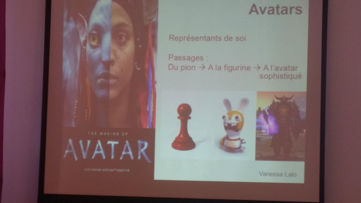 SophieGarssine's tweet image. #docs91 @Vanessa_Lalo l&apos;#avatar : du pion à l’avatar sophistiqué et son développement de l’esthétique ou efficacité!