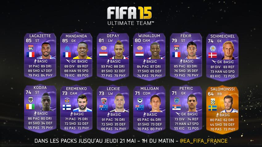 easportsfcfr's tweet photo. Steve Mandanda, Nabil Fékir et Alexandre Lacazette en mode "Héros" sur #FUT15 ! http://t.co/zpDn6bbbMB