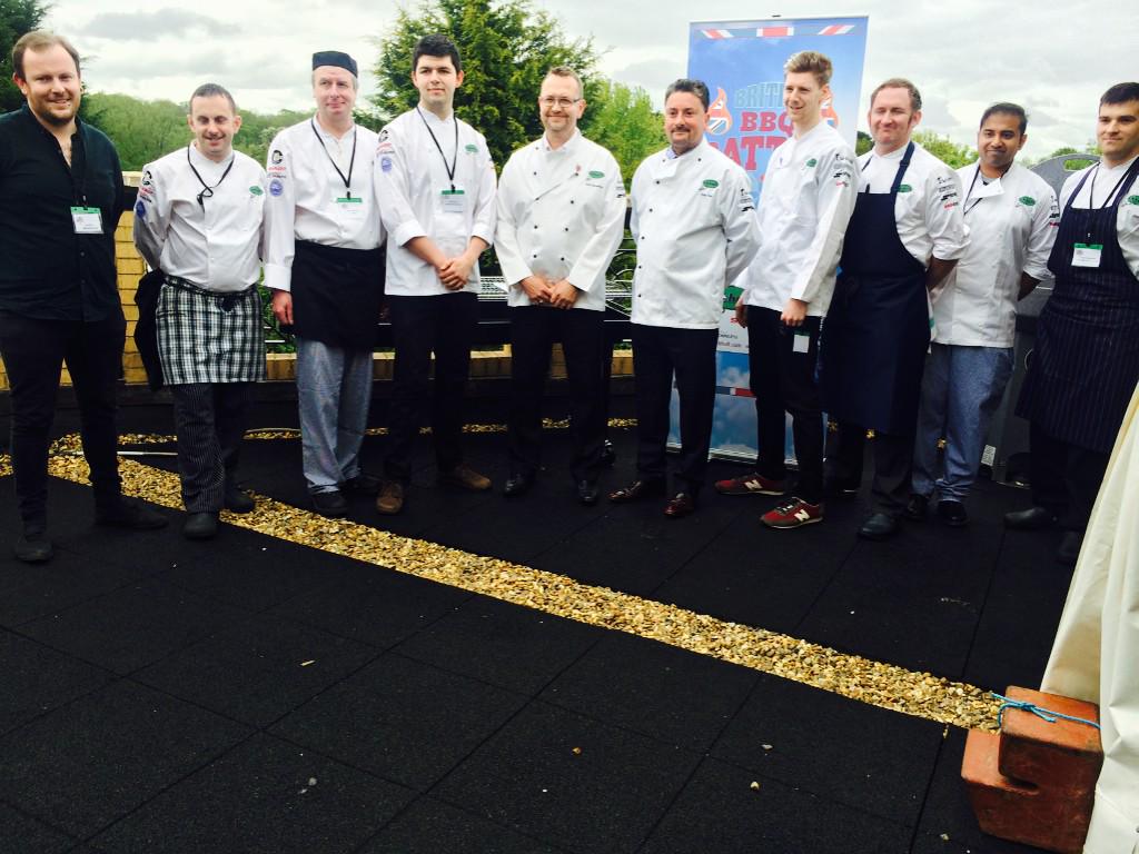 Here they are! The finalists of the <a href="/RHHallCatering/">R H Hall Foodservice Solutions</a> #BBQBattle ready for today's cook off at @GolfMentmore