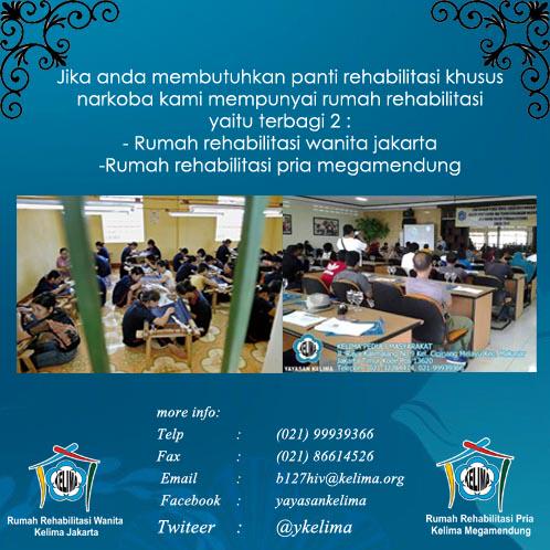 Kami mempunyai rumah rehabilitasi dan dipisahkan untuk pria dan wanita.
#RumahRehabKelima