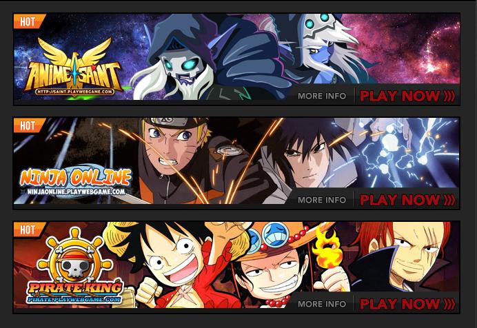 PlayWebGame's tweet photo. Mau main game online One Piece , Naruto , Dragon Ball-Z dan cute Anime Saints? Klik aja http://t.co/5DMfQy7rbZ http://t.co/Hm4CmwSImV