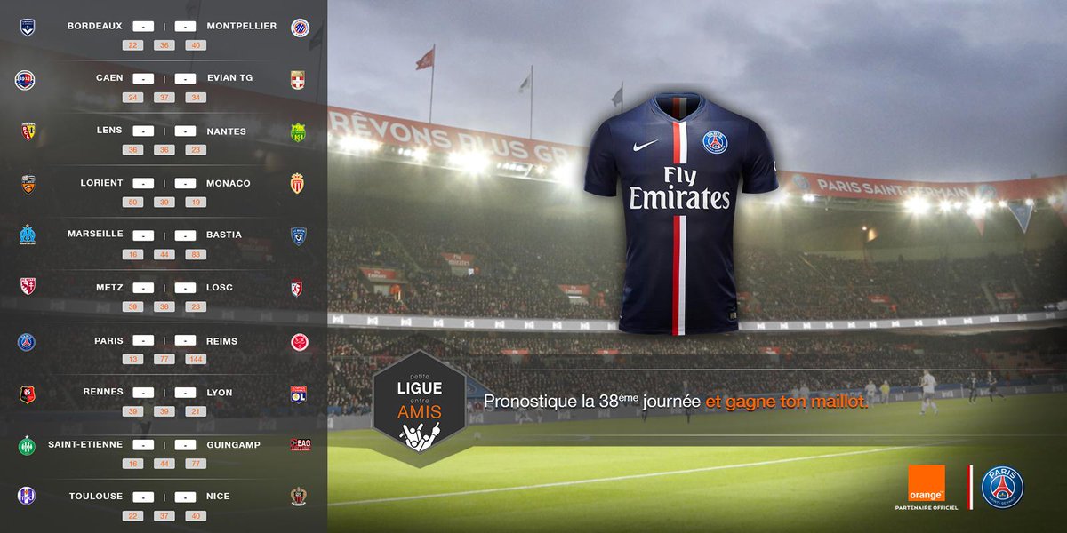 PSG_inside's tweet photo. Envie de gagner le maillot de Paris ? Jouez à Petite Ligue Entre Amis avec @Le12emehomme ! http://t.co/uxR6JnhBPR http://t.co/ktPgElqItY