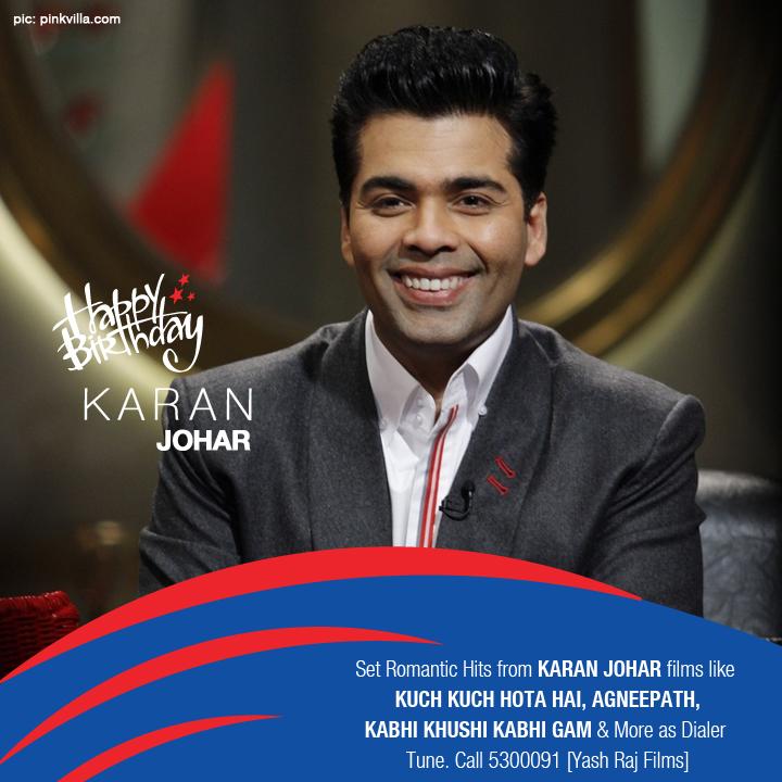 Karan Johar has given us many timeless hits over the years! Wishing him a very happy birthday. 