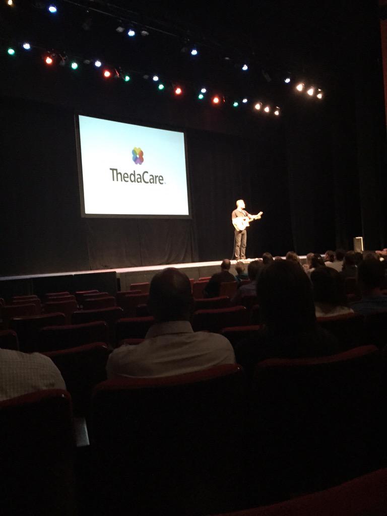 TimOlson1010's tweet photo. An incredible "What If" night at the PAC with Mike Rayburn...thank you ThedaCare! #mikerayburn #ThedaCare http://t.co/ufYRR04YHk