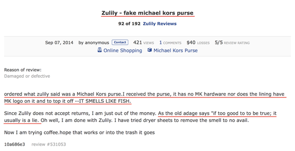 zulily mk purses