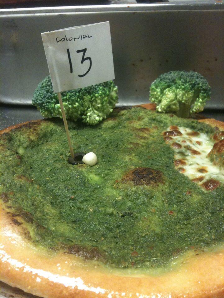 Gepettopizza's tweet photo. @ClearforkPark all day today! Come grab you pizza with us. #Colonial #colonialgolf @PGATOUR @startelegram #13thhole http://t.co/DC853Hmm7D