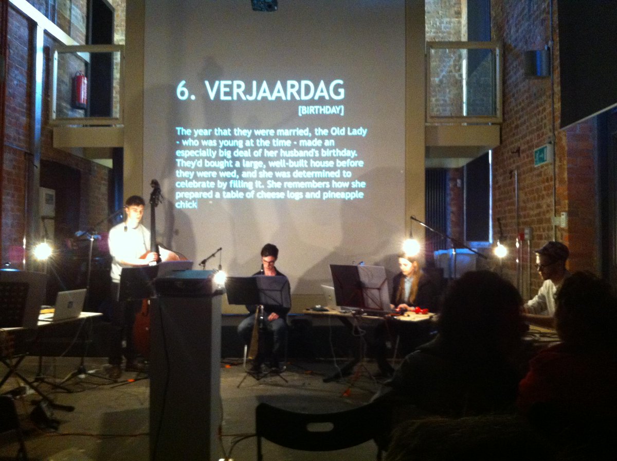 MetalLiverpool's tweet photo. Stunning evening of music &amp; words from @joefsnape &amp; @acm_ensemble on Saturday, &amp; @Immix_Ens were superb as ever. http://t.co/dMKYVtrF9U